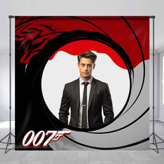 Lofaris Fiction Theme Custom Photo Birthday Backdrop For Man