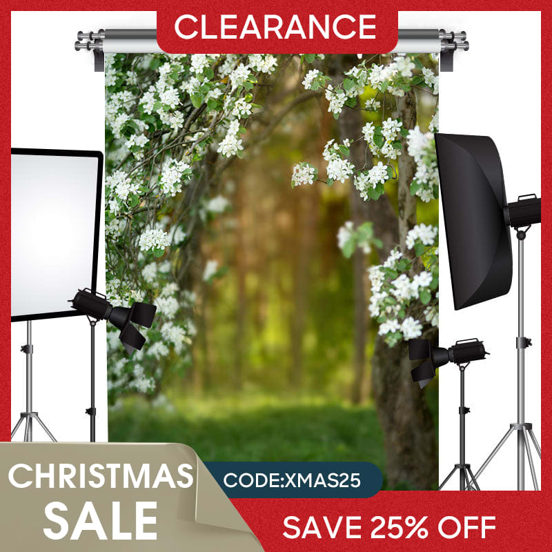 Lofaris (Ship In 24HR) Floral Bokeh Wonderland Elegant Sweet Spring Backdrop