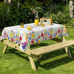 Lofaris Floral Butterflies Spring Rectangle Tablecloth For Decor