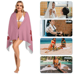 Lofaris Floral Custom Name Summer Beach Towel for Kids