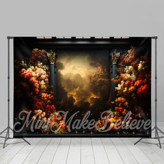 Lofaris Floral Painterly Old Masters Dark Fine Art Backdrop