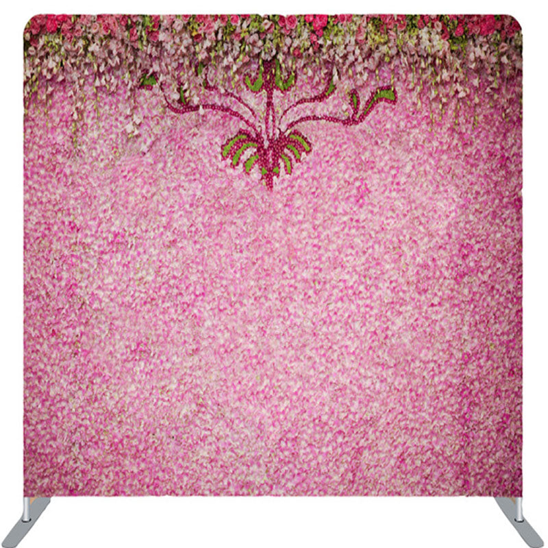 Lofaris Floral Pink Petal Wall Backdrop For Valentines Day