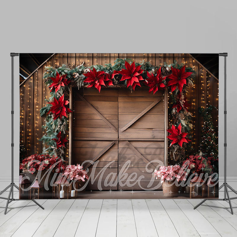 Lofaris Floral Plants Log Cabin Backdrop For Photography