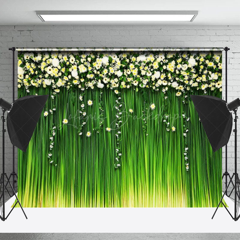 Lofaris Floral Spring Greenery Photography Studio Backdrop