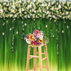 Lofaris Floral Spring Greenery Photography Studio Backdrop