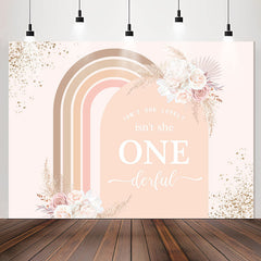 Lofaris Flower Isnt She Lovely Onederful Birthday Backdrop