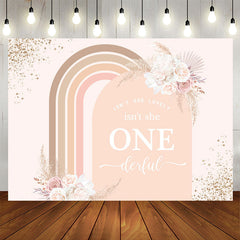 Lofaris Flower Isnt She Lovely Onederful Birthday Backdrop