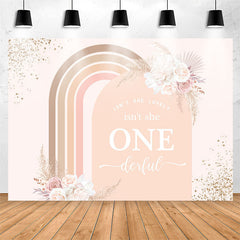 Lofaris Flower Isnt She Lovely Onederful Birthday Backdrop