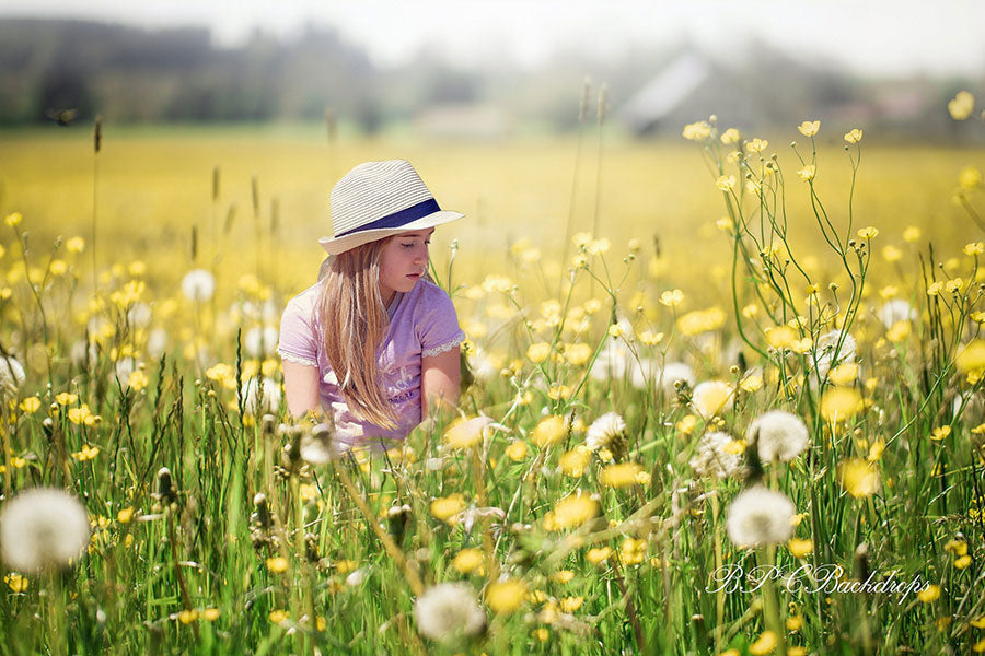 Lofaris Flowers Portrait Spring Photography Backdrop
