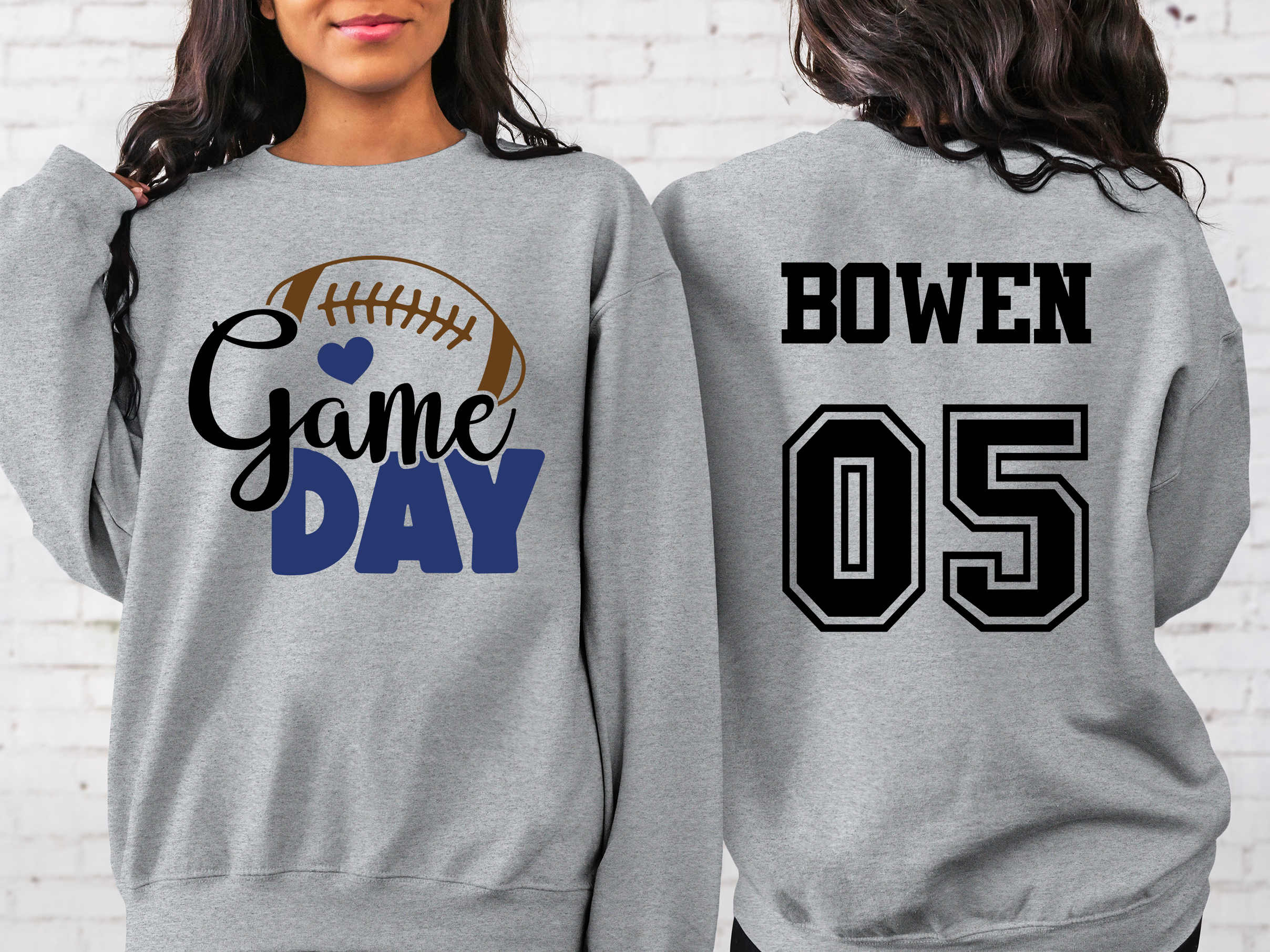 Lofaris Football Game Day For Mom And Kids Custom Sweatshirt