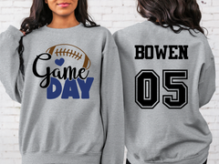 Lofaris Football Game Day For Mom And Kids Custom Sweatshirt