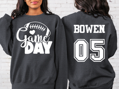Lofaris Football Game Day For Mom And Kids Custom Sweatshirt
