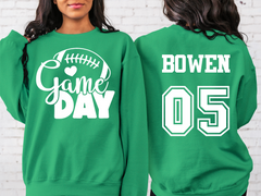 Lofaris Football Game Day For Mom And Kids Custom Sweatshirt