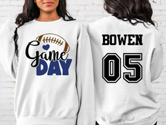 Lofaris Football Game Day For Mom And Kids Custom Sweatshirt