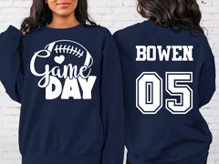 Lofaris Football Game Day For Mom And Kids Custom Sweatshirt