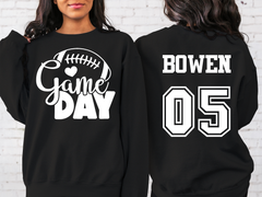 Lofaris Football Game Day For Mom And Kids Custom Sweatshirt
