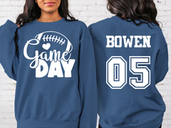 Lofaris Football Game Day For Mom And Kids Custom Sweatshirt