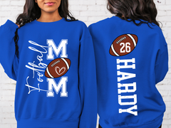 Lofaris Football Number Nick Name Mom Custom Sweatshirt
