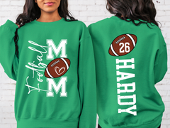 Lofaris Football Number Nick Name Mom Custom Sweatshirt