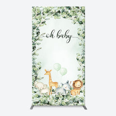 Lofaris Forest Safari Animals Arch Backdrop For Baby Shower