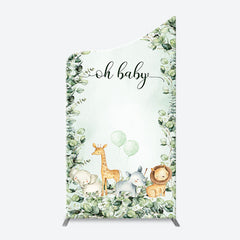 Lofaris Forest Safari Animals Arch Backdrop For Baby Shower