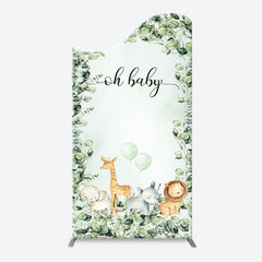 Lofaris Forest Safari Animals Arch Backdrop For Baby Shower