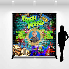 Lofaris Fresh Prince One Custom Photo First Birthday Backdrop