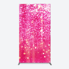 Lofaris Fuchsia Sparkling Boho Arch Women Birthday Backdrop