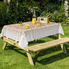 Lofaris Fun Sand Diamond Pattern Dots Rectangle Tablecloth