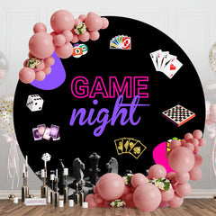 Lofaris Game Night Cards Uno Round Happy Birthday Backdrop