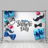 Lofaris Gift Beard Glasses Love Bow Tie Fathers Day Backdrop