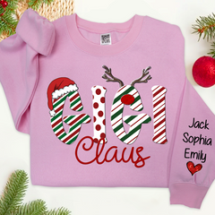 Lofaris Gigi Claus And Grandkids Merry Christmas Sweatshirt