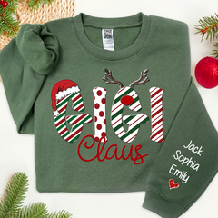Lofaris Gigi Claus And Grandkids Merry Christmas Sweatshirt