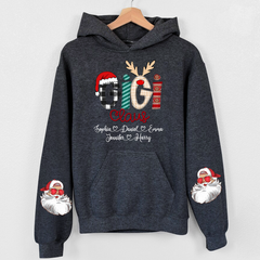 Lofaris Gigi Claus Santa Christmas Personalized Name Hoodie