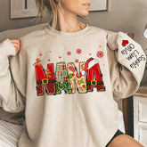Lofaris Gingerbread Santa Nana Custom Christmas Sweatshirt