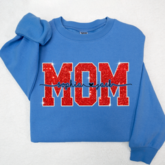 Lofaris Merry Christmas Glitter Mom And Kids Mother Day Gift For Sweatshirt Sublimation LTP01