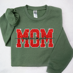 Lofaris Merry Christmas Glitter Mom And Kids Mother Day Gift For Sweatshirt Sublimation LTP01
