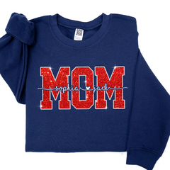 Lofaris Merry Christmas Glitter Mom And Kids Mother Day Gift For Sweatshirt Sublimation LTP01