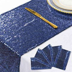 Lofaris Glitter Sequin Table Runner for Holiday Event Decors