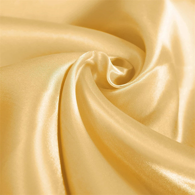 Lofaris Glossy Satin Seamless Rectangular Tablecloth Cover