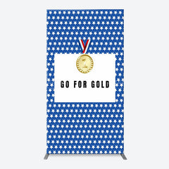 Lofaris Go For Gold Sports Birthday Party Arch Backdrop