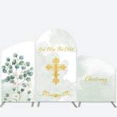 Lofaris God Bless This Child Baby Shower Arch Backdrop Kit