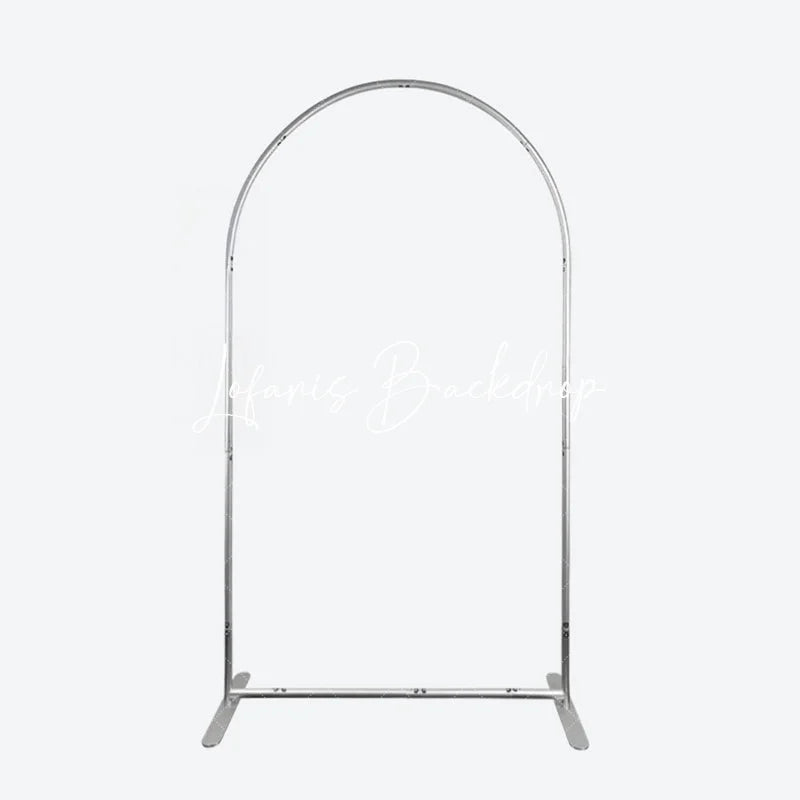 Lofaris Silver Wedding Backdrop Flower Arch Frame Party Decor