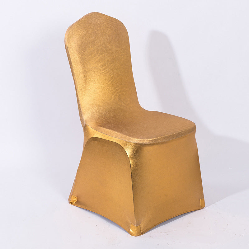 Lofaris Gold Premium Stretchy Spandex Banquet Chair Cover