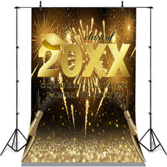 Lofaris Golden Glitter Bokeh Class Of 2022 Congratulatios Backdrop