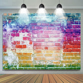 Lofaris Graffiti Style Multicolored Newborn Photo Backdrop