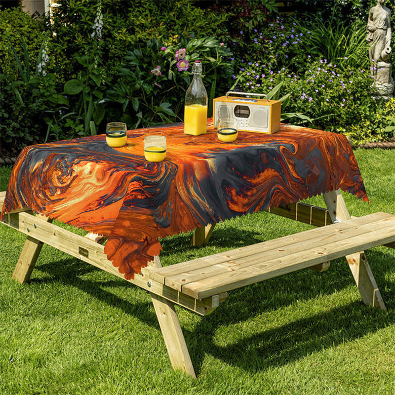 Lofaris Grand Canyon Warm Color Effects Sunset Tablecloth