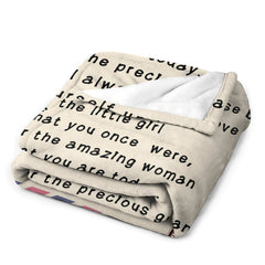 Lofaris Granddaughters Gift - Warm Letter Blanket