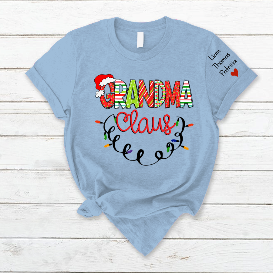 Lofaris Grandma And GrandKid Christmas Personalized T-Shirt