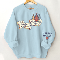 Lofaris Grandma Custom Christmas Tree CTH01 Sweatshirt